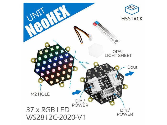 NeoHEX 37 RGB LED Board (WS2812)