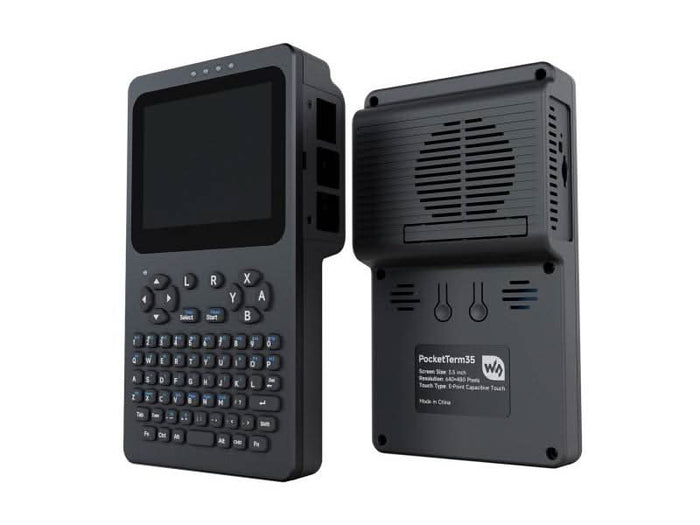 Portable Handheld Linux Terminal With 3.5inch Touch Display, 640 × 480 Resolution, Optical Bonding, Supports Raspberry Pi 4B / 5 Portable Development And Debugging Devices