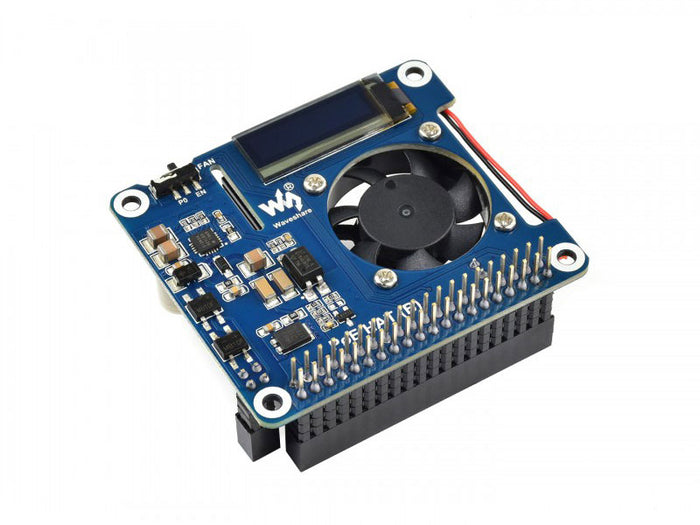 Power over Ethernet HAT (B) for Raspberry Pi 3B+/4B and 802.3af PoE network