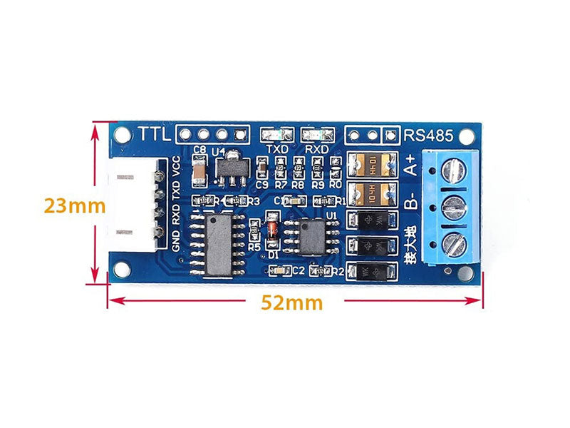 Module Max485 Auto RS485 MAX485 Converter | Auto Flow Direction Control - Kuriosity