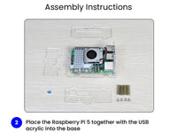 Raspberry Pi 5 Acrylic Case