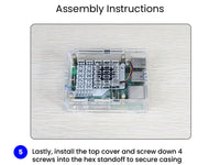 Raspberry Pi 5 Acrylic Case