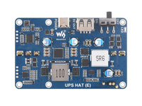 Raspberry Pi UPS HAT 5V 6A, Supports 4× batteries