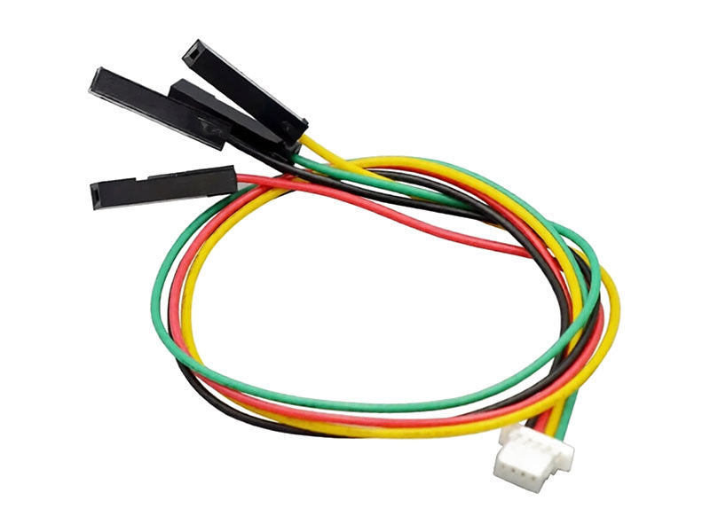 STEMMA QT / Qwiic JST SH 4-Pin Cable to Male Jumper / Female Jumper
