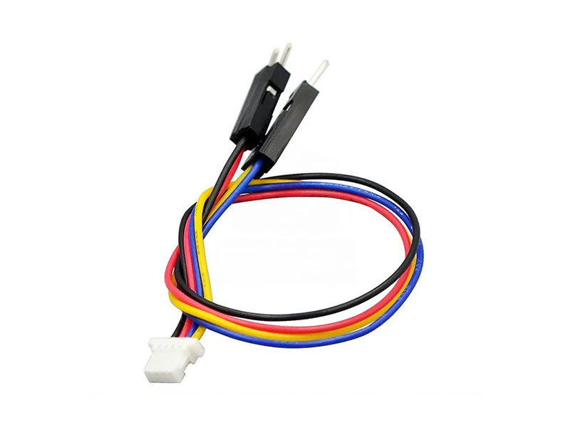 STEMMA QT / Qwiic JST SH 4-Pin Cable to Male Jumper / Female Jumper