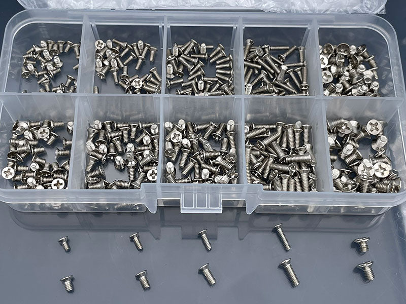 Computer and Laptop Repair Screws, Phillips Head Countersunk, M2 M2.5 M3