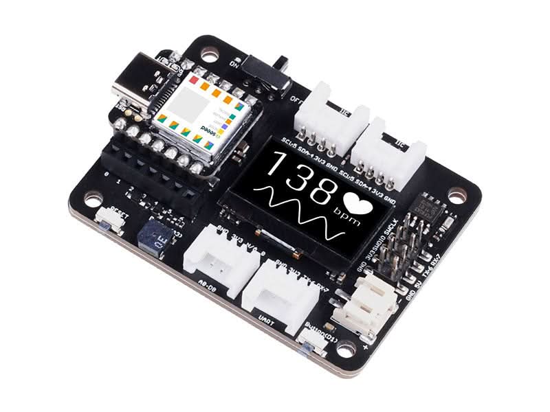 Seeed Studio Expansion Board Base for XIAO with Grove OLED - IIC, Uart, Analog/Digital