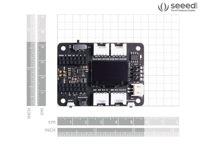 Seeed Studio Expansion Board Base for XIAO with Grove OLED - IIC, Uart, Analog/Digital