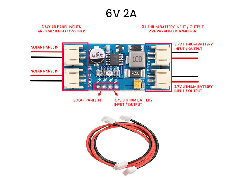Solar Charge Controller Module 6V 2A