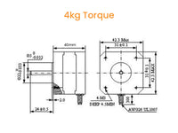 Stepper Motor NEMA 17 2.8kg 4kg 5.5kg Torque