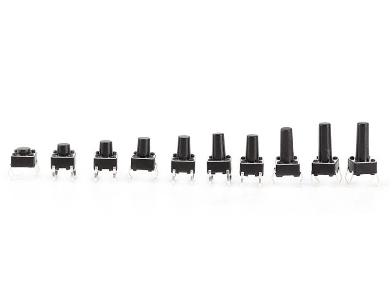 Tactile Push Button Switch Kit 200pcs