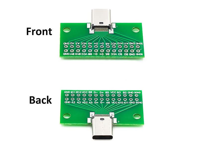 USB Type-C 24 Pin Breakout Board
