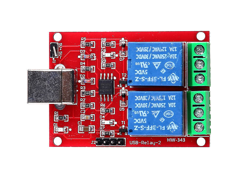 USB Relay Module 2 Channel - Kuriosity