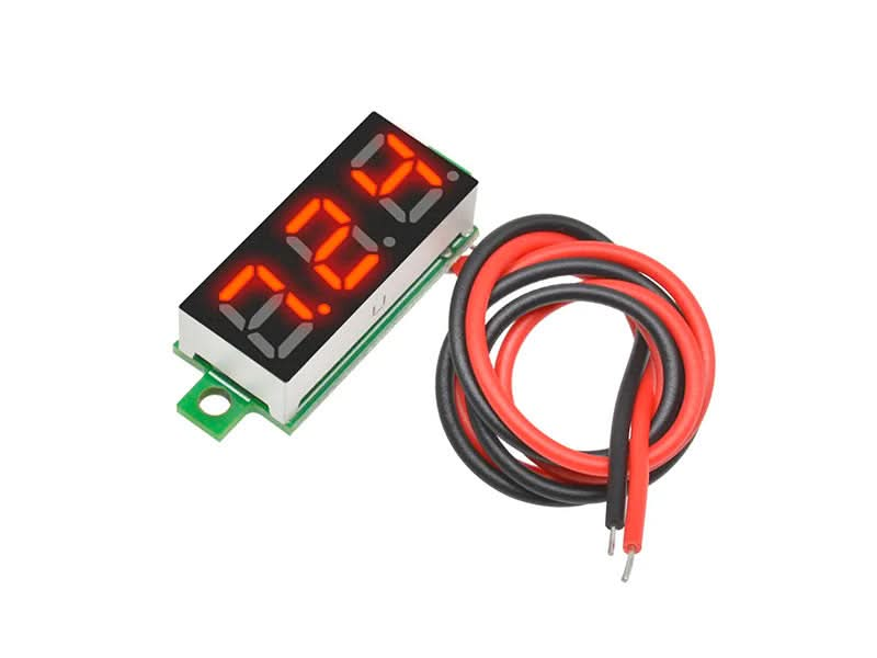 Voltmeter 0.28" Red