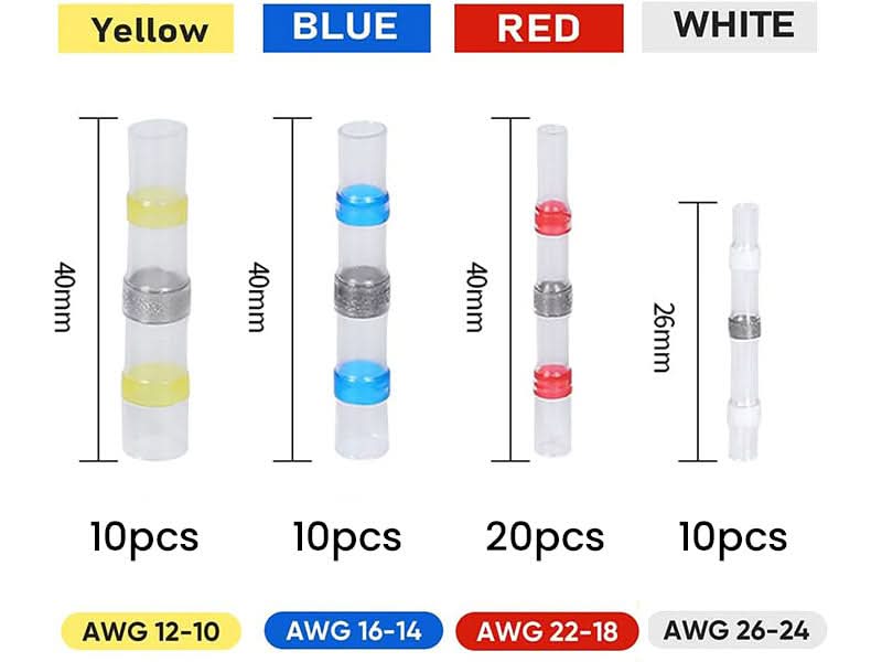 Waterproof Solder Seal Heat Shrink Kit 50pcs