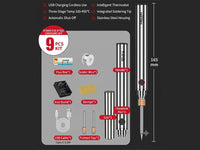 Wireless Rechargeable USB Soldering Iron