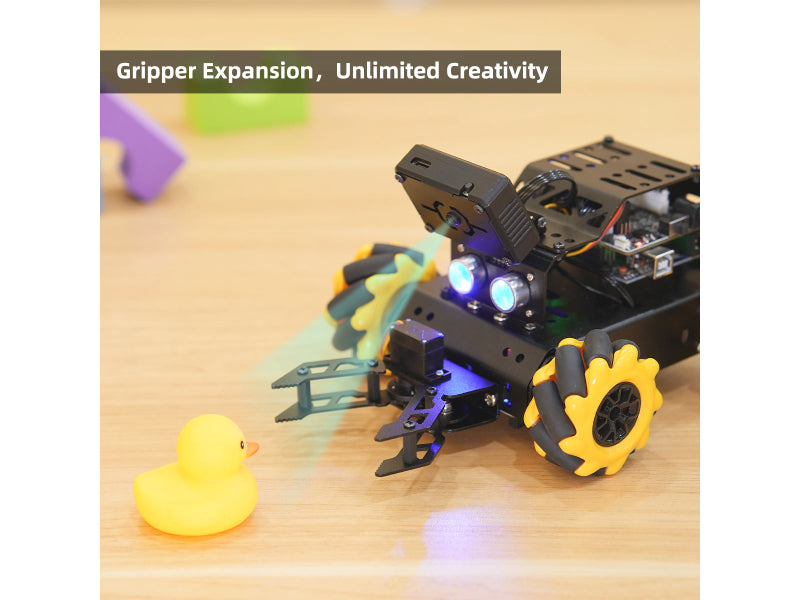 Hiwonder miniAuto AI Vision Robot Base on Arduino UNO R3 Controller with 360° Omnidirectional Mecanum Wheels, Supports Arduino Programming