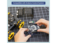 Hiwonder miniAuto AI Vision Robot Base on Arduino UNO R3 Controller with 360° Omnidirectional Mecanum Wheels, Supports Arduino Programming