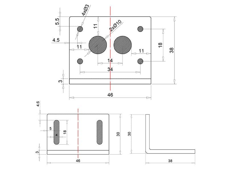 uxcell Double Shaft Worm Gear Motor DC 12V 30RPM High Torque Speed