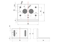 Motor DC 6V 12V Worm Gearbox with Encoder