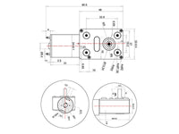 Motor DC 6V/12V Worm Gearbox with Encoder