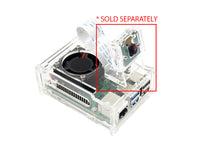 Raspberry Pi 4 Acrylic Case with Fan