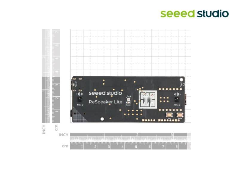 reSpeaker Lite 2-Mic Array Voice Kit, Compatible with ESPHome