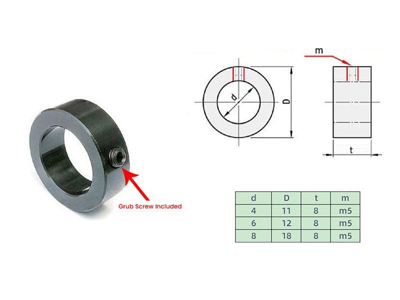 Motor Shaft 4mm 6mm 8mm