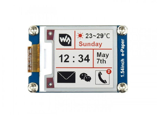 E-Ink Display Module 1.54 inch Three Colours 200x200
