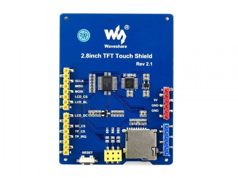 Touch LCD Shield 2.8 inch for Arduino