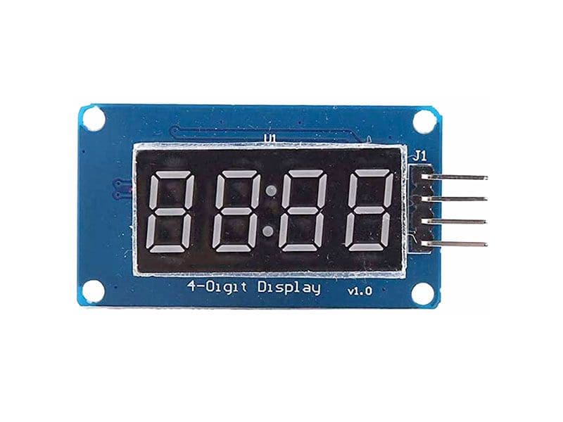 4-Digit LED Segment Display Module TM1637 - Kuriosity