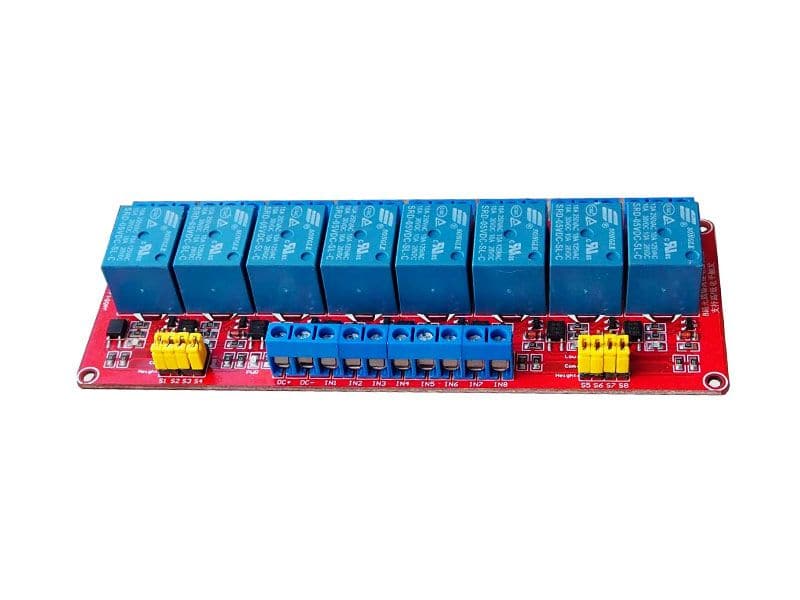 Array Module 8 Channel Relay Module 8 Channel 3.3V 5V 12V 24V - Kuriosity
