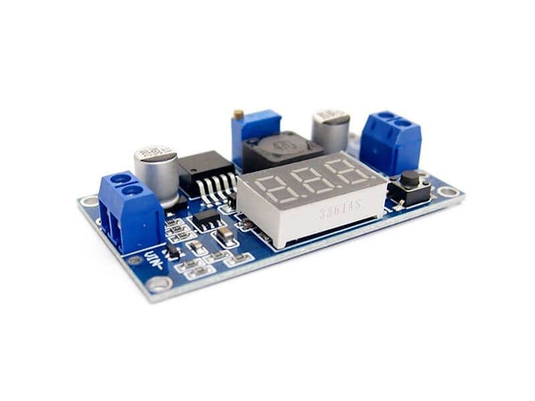 DC-DC Step Down Buck Converter with Display 3.2 - 40V to 1.25 - 35V 10W 3A LM2596