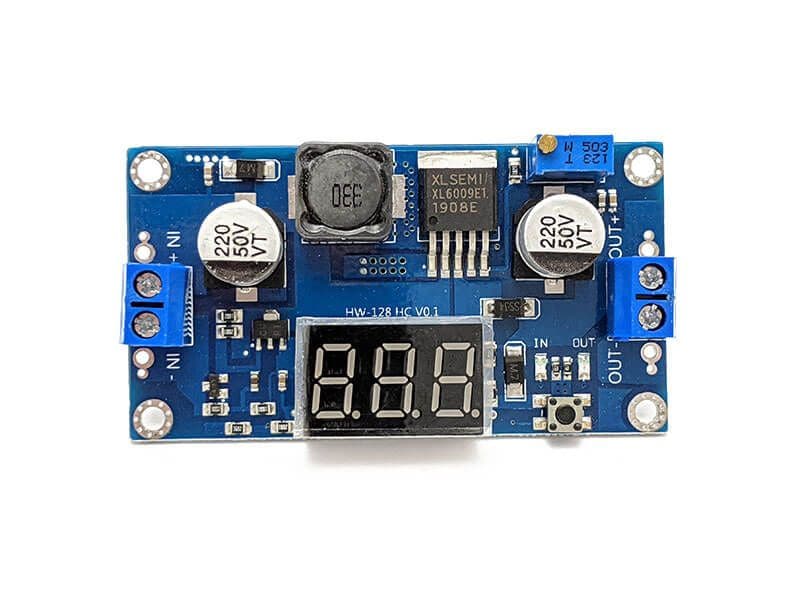 DC-DC Step Up Boost Converter with Display 3 - 32V to 5 - 35V 10W 3A XL6009