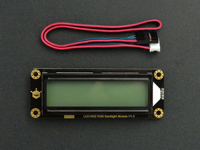 DFRobot Gravity I2C 16x2 Arduino LCD with RGB Backlight Display
