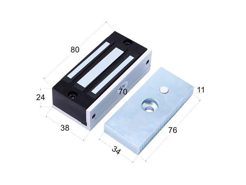 Em Lock Component Electro Magnetic EM Lock 60kg - Kuriosity