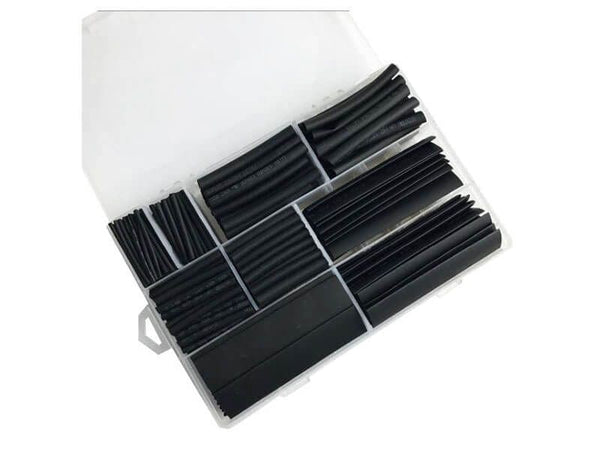 Heat Shrink Kit Black Colour 385pcs