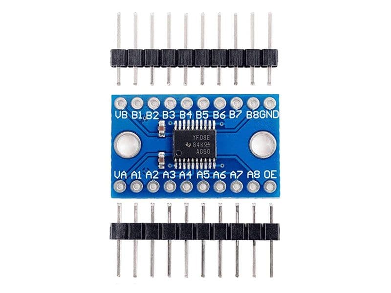 thumbnail image 2 of 5-Pack 4-Channel Logic Level Shifter – 5V To 3.3V Converter / Translator 2 of 6