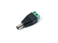 Male DC Power adapter - 2.1mm jack to screw terminal block