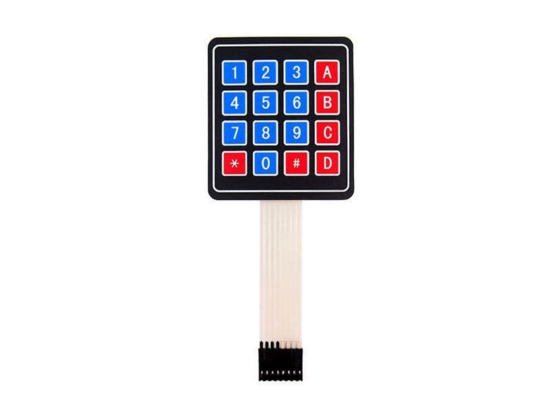 Ss Matrix Keypad Matrix Keypad | 1x4 3x4 4x4 Membrane Input Arduino - Kuriosity