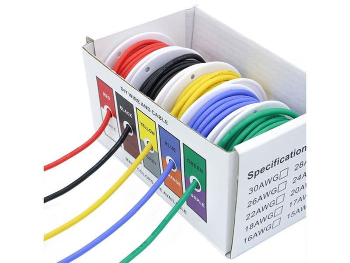 Multi Core Wire Set 5x5m 5x10m 22AWG