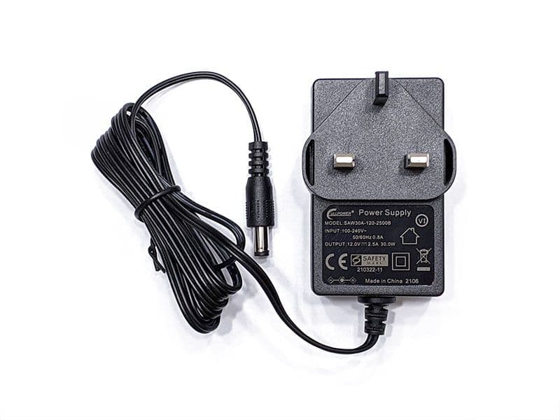Power Adapter 12V 2.5A Safety Mark - Kuriosity