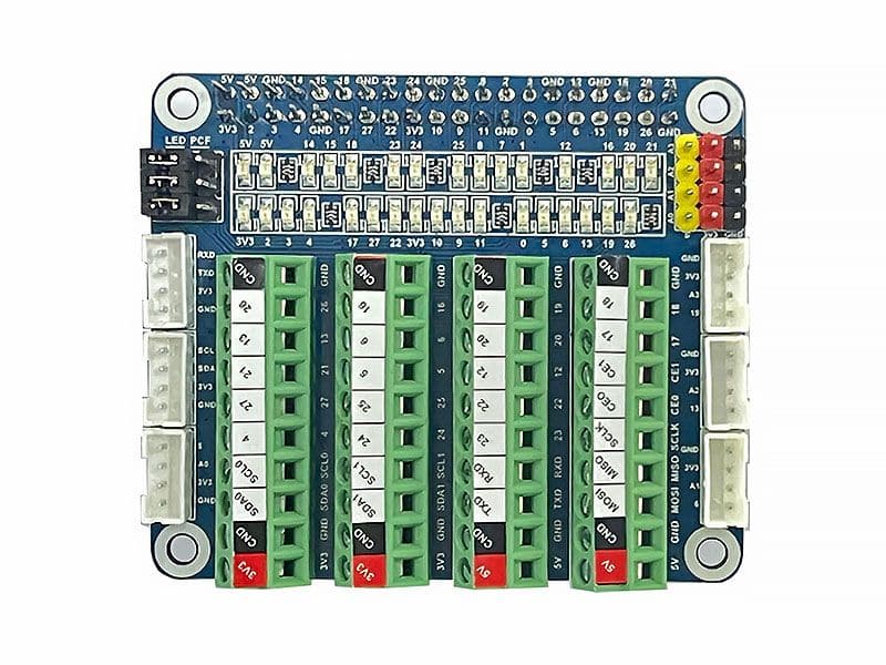 Gpio Containers Raspberry Pi GPIO Hats | PCF8591 ADC DAC Expansion - Kuriosity