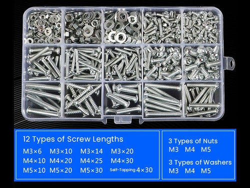 Screw Nut M3 M4 M5 Kit