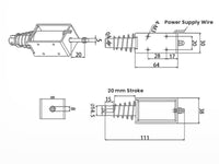 Solenoid 12V 20N 40N 65N