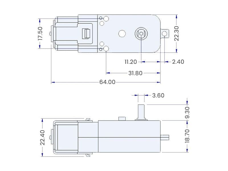 Tt Motor Types TT Gear Motor with Wire | 3–6V 48:1 Dual-Axis Robot - Kuriosity