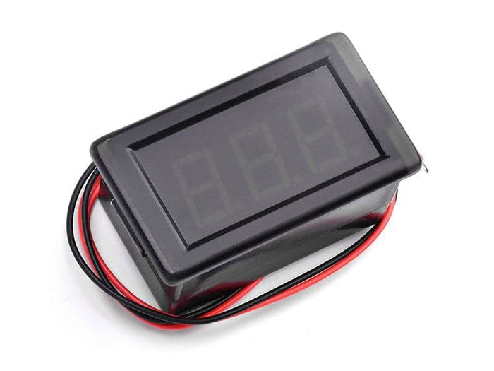 Waterproof Voltmeter 2-Wire 0.56 inch DC 5V - 120V